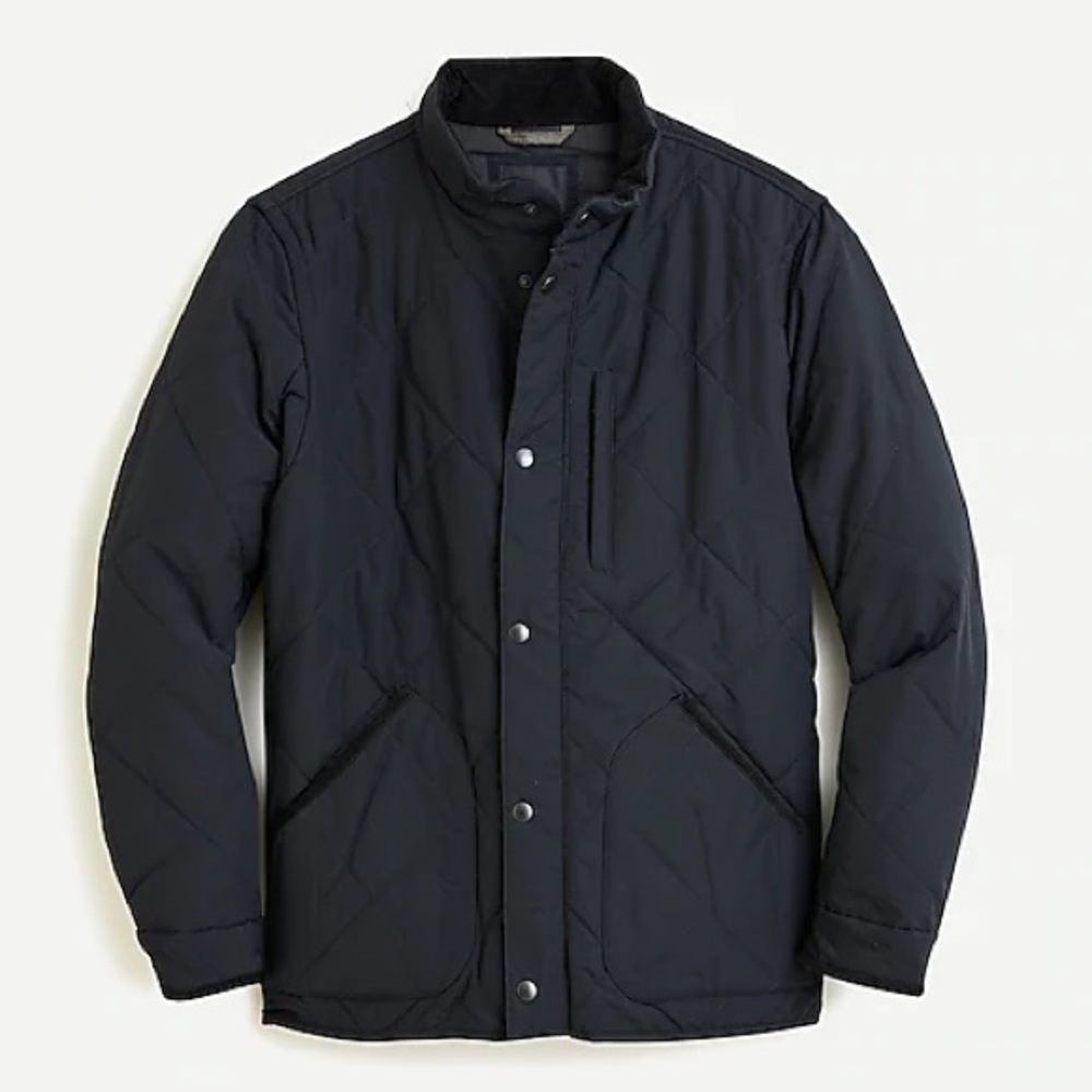 Men’s jcrew Sussex quilted jacket new with tags